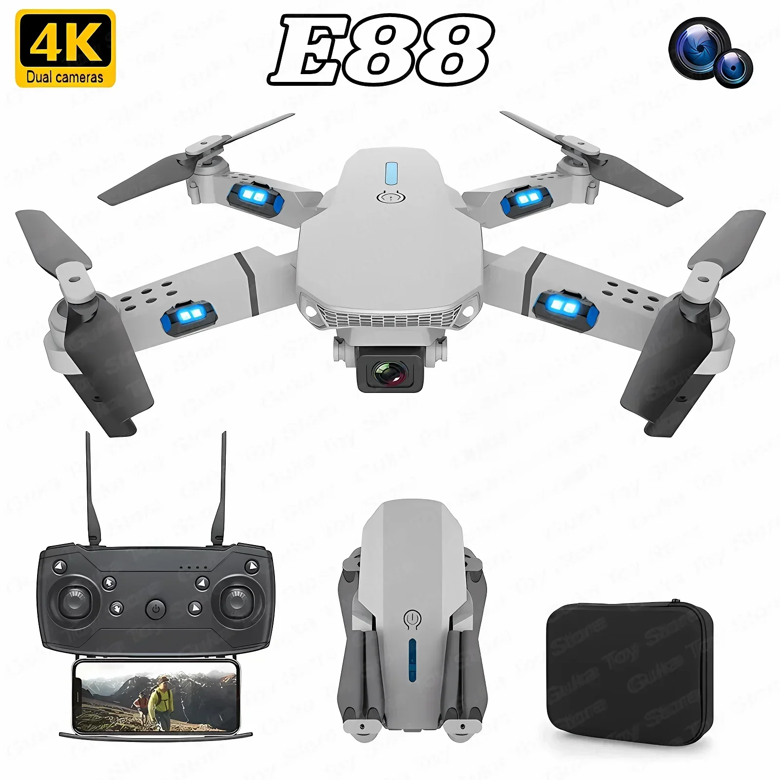 Drone Battery Case - E88 Pro WIFI FPV Дрон Широкоугольный