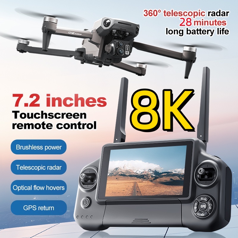 Квадрокоптер 8K с 3-осевым под – обзор и цена Drone Battery Box
