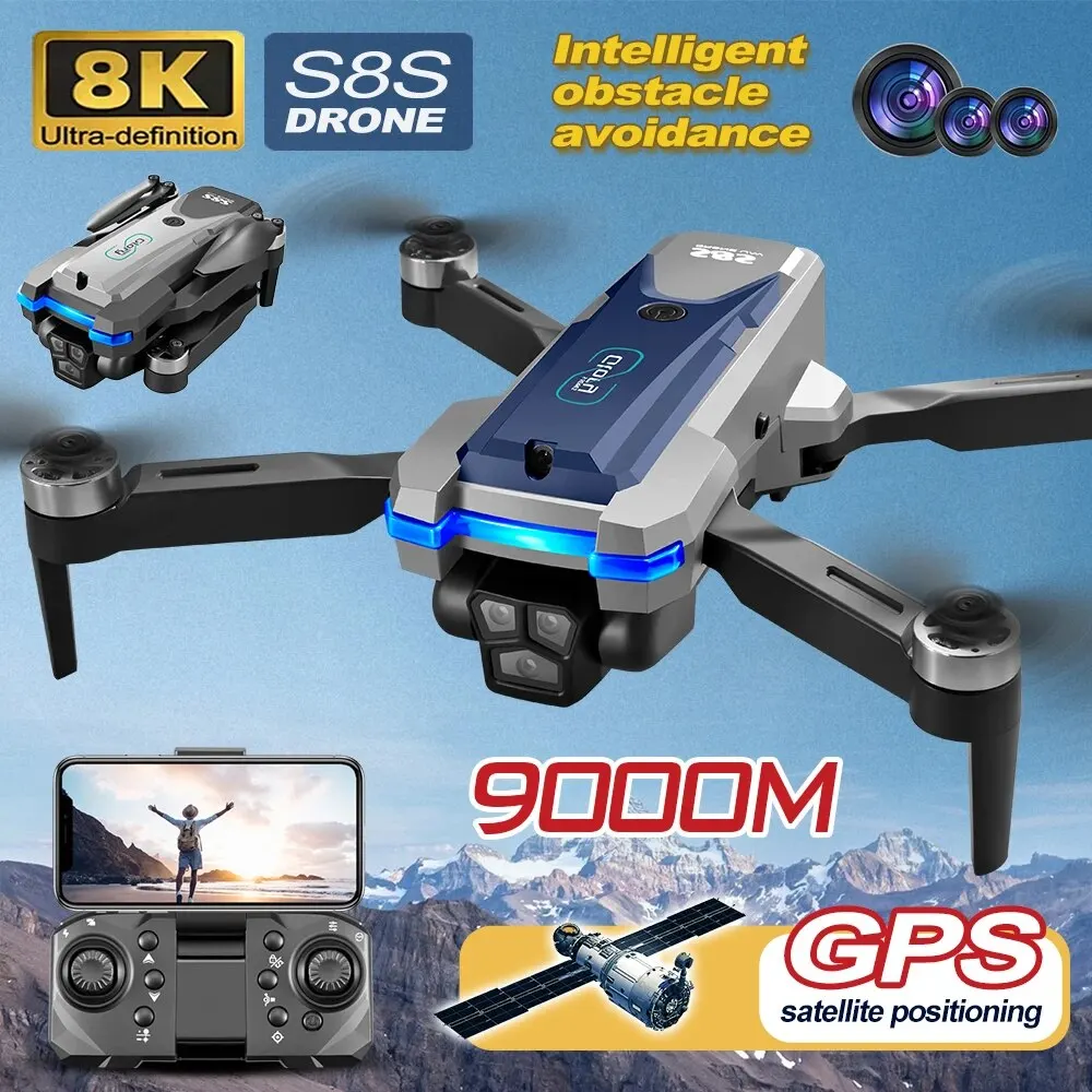 Складной Квадрокоптер S8S, GPS – обзор и цена Drone Battery Case
